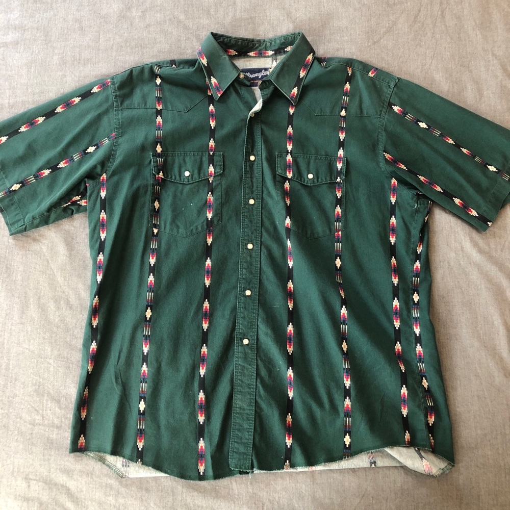 Vintage Wrangler Pearl Snap Western Shirt